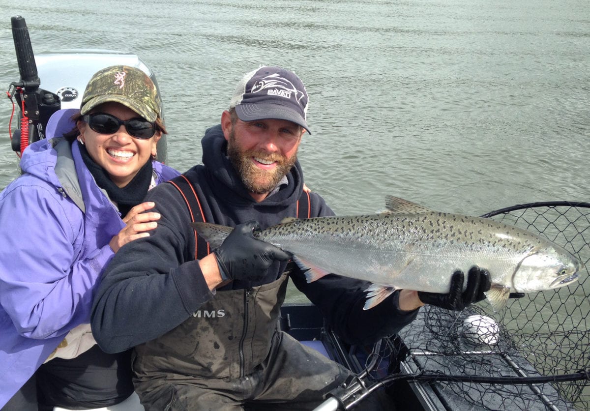 Catching Spring Salmon in the Oregon City Falls area | Best Fishing in May | Willamette Valley Outfitters