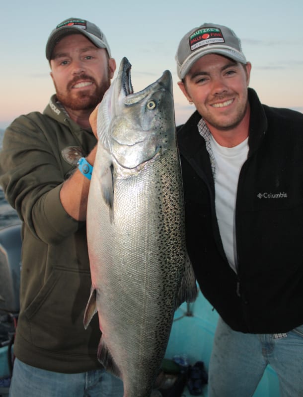 Huron Salmon Biting Now - Pautzke Bait Co